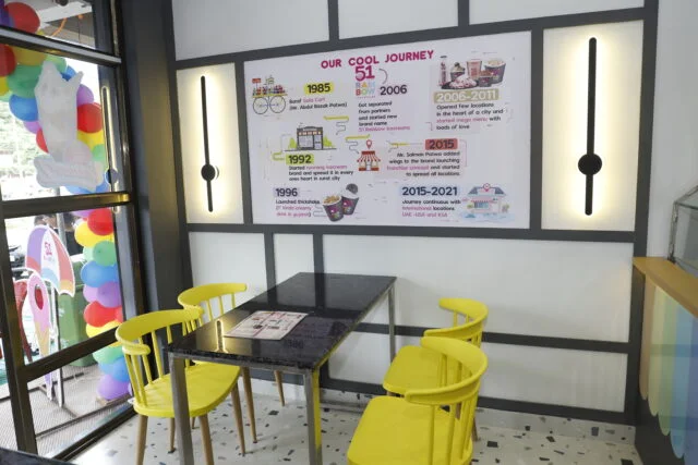 The welcoming vibe at 51 Rainbow Ice Cream Parlor