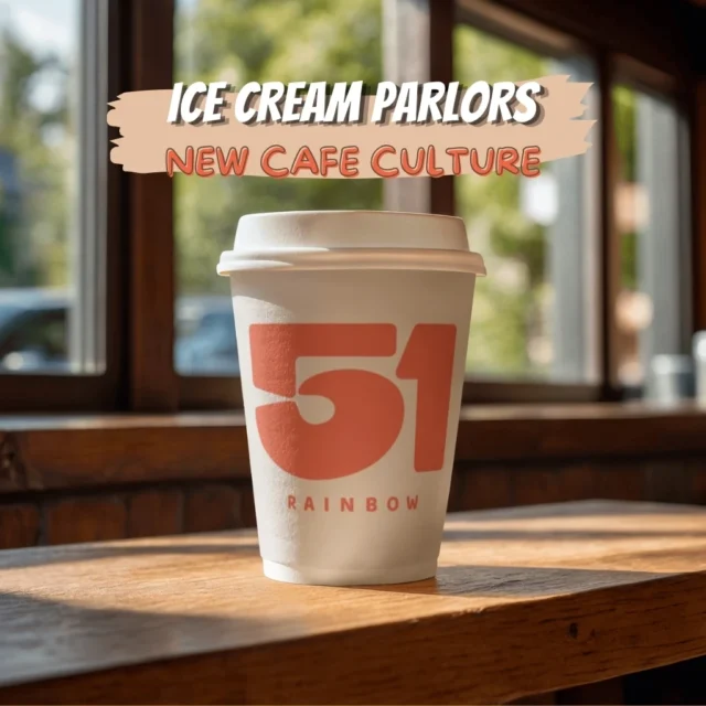 How Ice Cream Parlors Became the New Cafe Culture